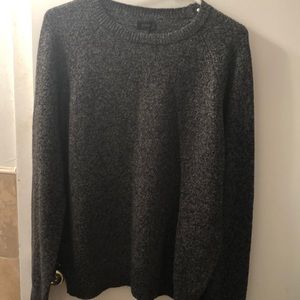 Dark grey JCrew crew neck sweater